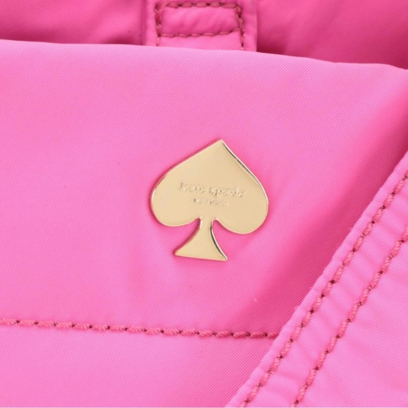 Kate Spade Nylon shoulder bag in bright pink. EUC - Picture 2 of 16